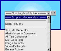 Scripting Modules 2.0 screenshot. Click to enlarge!