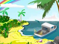 Seashore Clock ScreenSaver 2.3 screenshot. Click to enlarge!