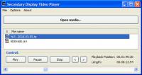 Secondary Display Video Player 1.1.9.57 screenshot. Click to enlarge!