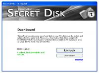 Secret Disk 3.15 screenshot. Click to enlarge!