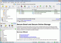 Secure Email CryptoHeaven OSX 3.4 screenshot. Click to enlarge!