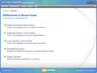 Secure Eraser Standard Edition 5.001 screenshot. Click to enlarge!