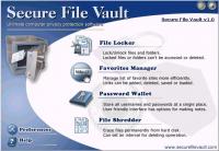 Secure File Vault 1.0 screenshot. Click to enlarge!