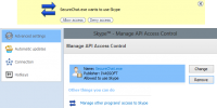 SecureChat for Skype 1.0.0.9 screenshot. Click to enlarge!