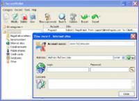 SecureWallet 1.01 screenshot. Click to enlarge!