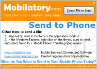 Send To Phone 2.1 screenshot. Click to enlarge!