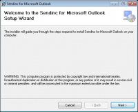 Sendinc 2.0 screenshot. Click to enlarge!