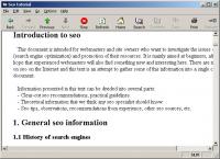 Seo tutorial 1.5 screenshot. Click to enlarge!