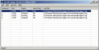 Serial Logger Service 1.0 screenshot. Click to enlarge!