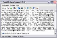 Serial Printer Logger 3.1.18.1202 screenshot. Click to enlarge!
