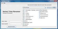 Series Rename 1.0 screenshot. Click to enlarge!