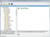 SewClean 1.2.8 screenshot. Click to enlarge!