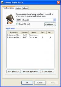 Share Serial Ports 1.0 screenshot. Click to enlarge!