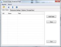 Shared Folder Protector 5.50 screenshot. Click to enlarge!