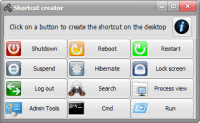 Shortcut creator 1.0 screenshot. Click to enlarge!