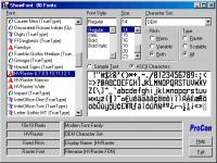 ShowFont - Windows Font Lister 1.20 screenshot. Click to enlarge!