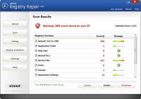 Simnet Registry Repair 2011 3.0.1.4 screenshot. Click to enlarge!