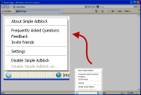 Simple Adblock 1.1.5 screenshot. Click to enlarge!
