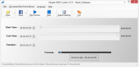 Simple MP3 Cutter 1.5 screenshot. Click to enlarge!