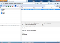 Simple Mail 2.83.2 screenshot. Click to enlarge!