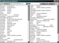 Simple dictionary applications 1.04 screenshot. Click to enlarge!