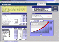 Simpleplanning 401k Calculator screenshot. Click to enlarge!