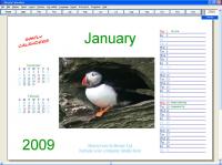 Simply Calenders 5.4.1450 screenshot. Click to enlarge!