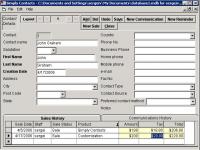 Simply Contacts - Customers and Sales 2.8 screenshot. Click to enlarge!