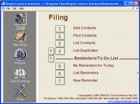 Simply Contacts Database 2.8 screenshot. Click to enlarge!