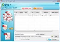 Simpo PDF Merge and Split 2.2.2.0 screenshot. Click to enlarge!