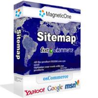 Site Map for osCommerce 1.3.6 screenshot. Click to enlarge!