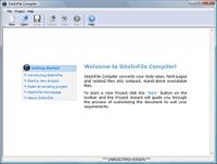 SiteInFile Compiler 4.1.0.0 screenshot. Click to enlarge!