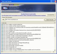 SiteLinkChecker 1.3.6 screenshot. Click to enlarge!