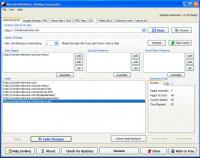 SiteMap Generator 0.971 screenshot. Click to enlarge!