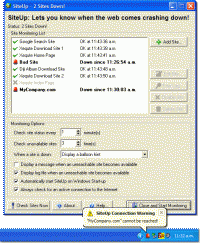 SiteUp 2.0 screenshot. Click to enlarge!