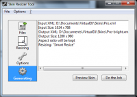 Skin Resizer Tool 3.0.4 screenshot. Click to enlarge!