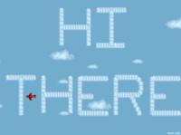 Skywriter Plane Screensaver 1.1 screenshot. Click to enlarge!