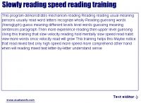 Slowly reading 1 screenshot. Click to enlarge!