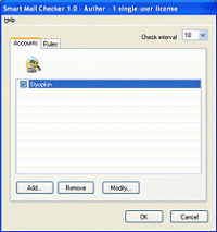 Smart Mail Checker 1.13 screenshot. Click to enlarge!