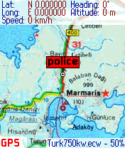 SmartComGPS for Nokia Series 60 1.02 screenshot. Click to enlarge!