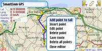 SmartComGPS for Nokia Series 90 media phones 1.02 screenshot. Click to enlarge!