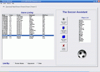 Soccer Roster Organizer 1.1 screenshot. Click to enlarge!