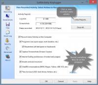SoftActivity Keylogger 8.3.2997 screenshot. Click to enlarge!