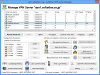 SoftEther VPN 4.20.9608 RTM screenshot. Click to enlarge!