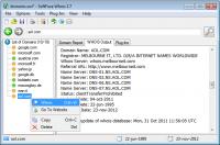 SoftFuse Whois 2.8 screenshot. Click to enlarge!