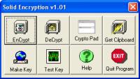 Solid Encryption 1.21 screenshot. Click to enlarge!
