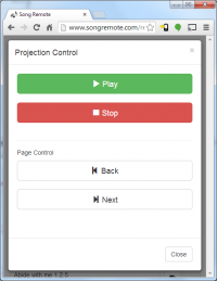 Song Remote 1.0.0.6 screenshot. Click to enlarge!