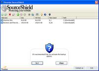 SourceShield 1.0.166 screenshot. Click to enlarge!