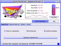 SpeedItUp Extreme - Free Speed Booster 4.00 screenshot. Click to enlarge!