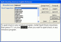 Spell Check Anywhere 6.0 screenshot. Click to enlarge!